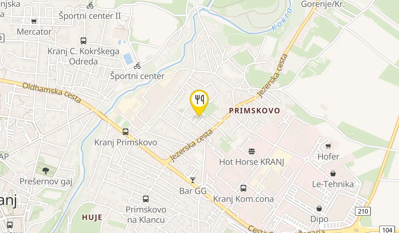 Zemljevid — Gostilna Pr'Matičku