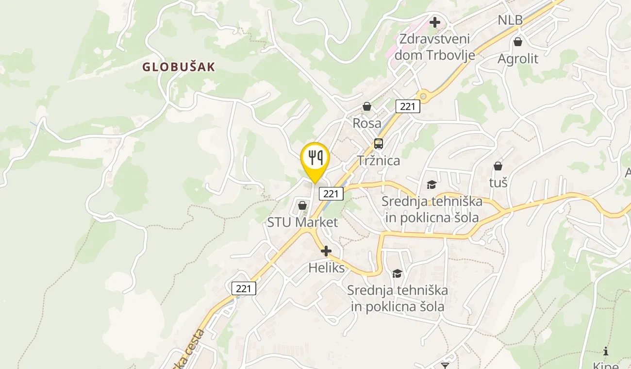 Zemljevid — Bistro Bombina