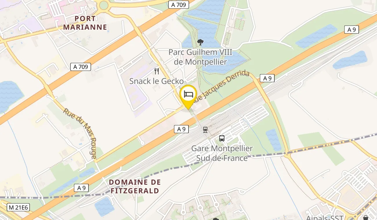 Plan — Tribe Montpellier Gare Sud de France