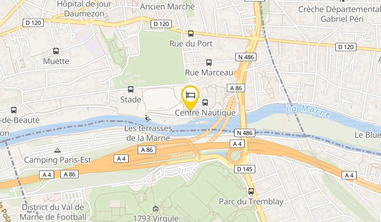 Map — Hôtel du Port