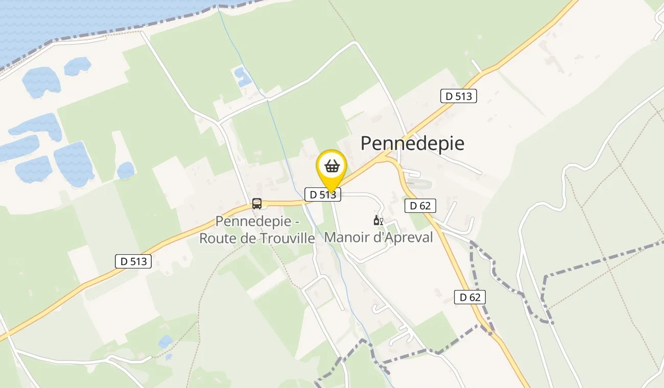 Map — Manoir d'Apreval