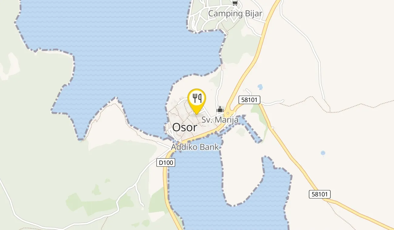 Map — Konoba Mare
