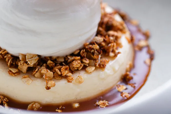 Oat flan