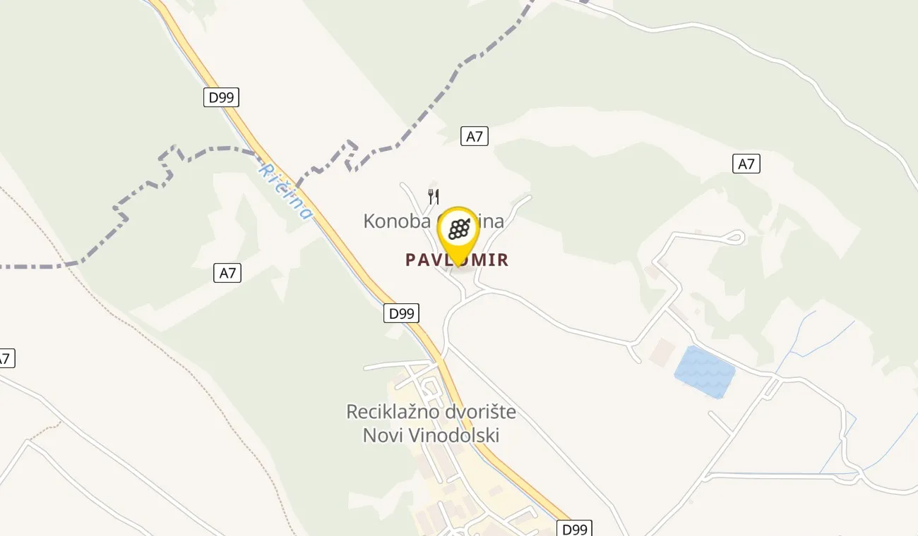 Karta — Vinska kuća Pavlomir