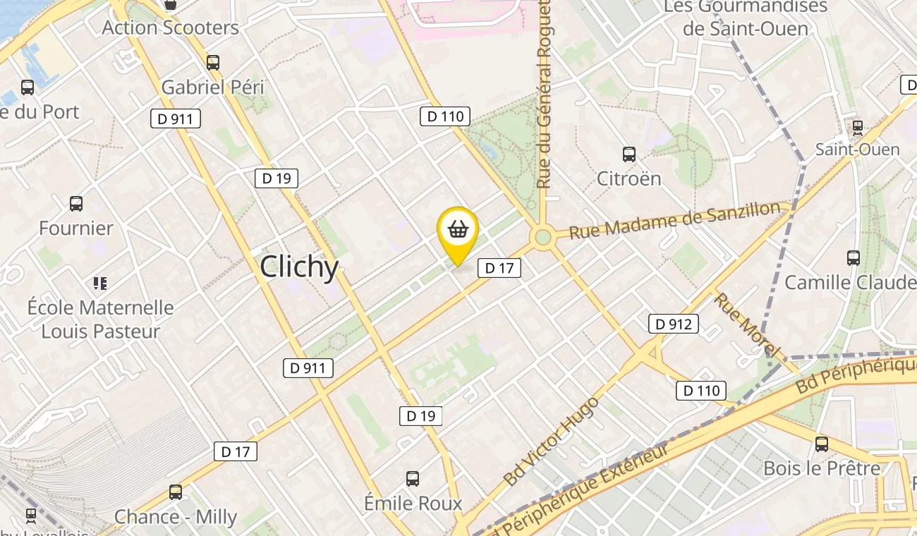 Plan — Brûlerie de Clichy
