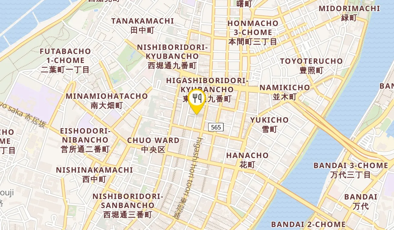 Map — Nabejaya Kourin