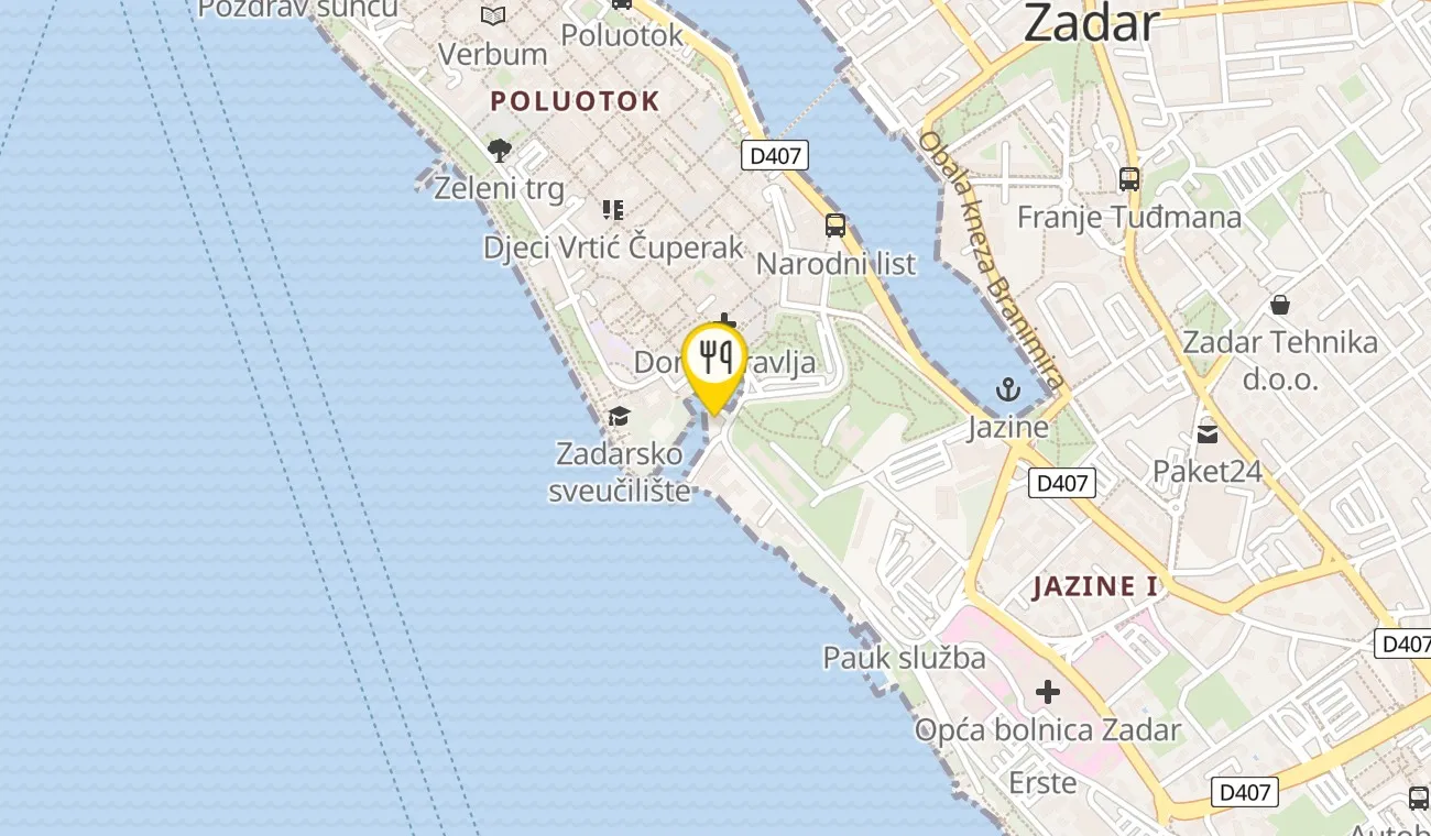 Map — Foša