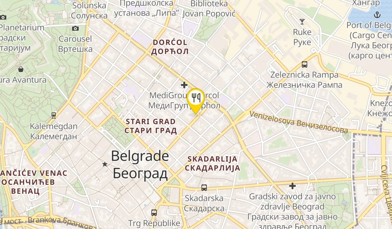 Mapa — RESTORAN DUOMO