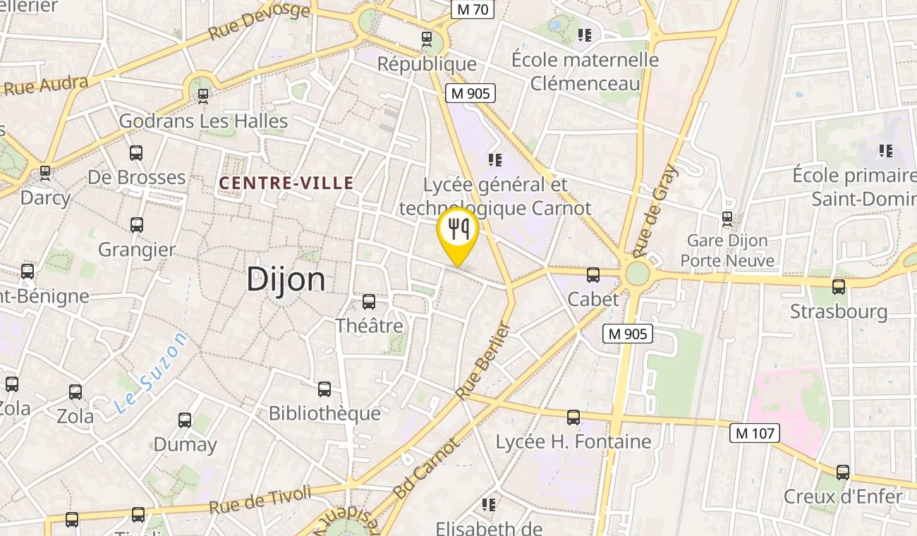 Plan — Restaurant L'Évidence