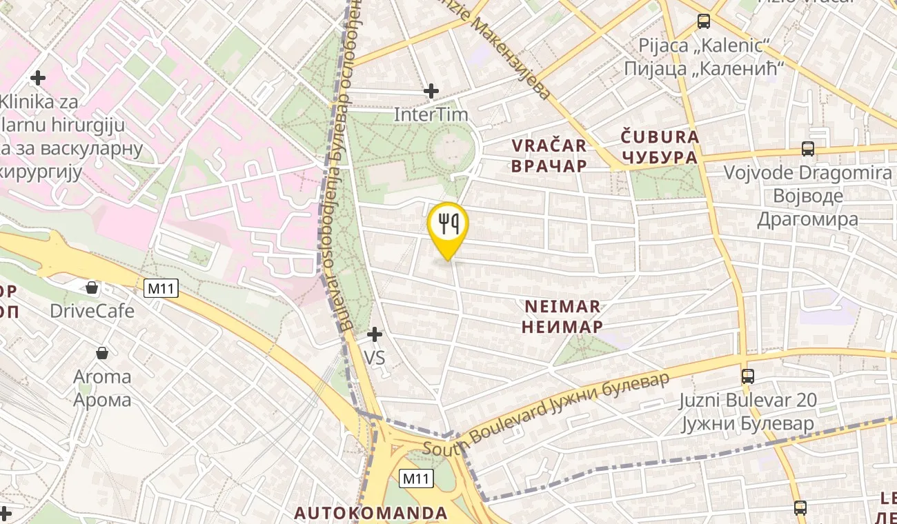 Mapa — VINOTEKA NEIMAR BAR & SHOP