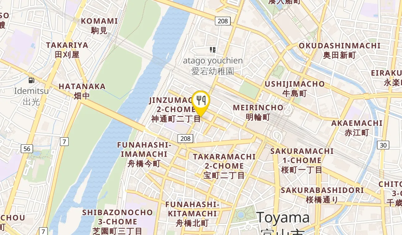 Map — Himawari Shokudo 2