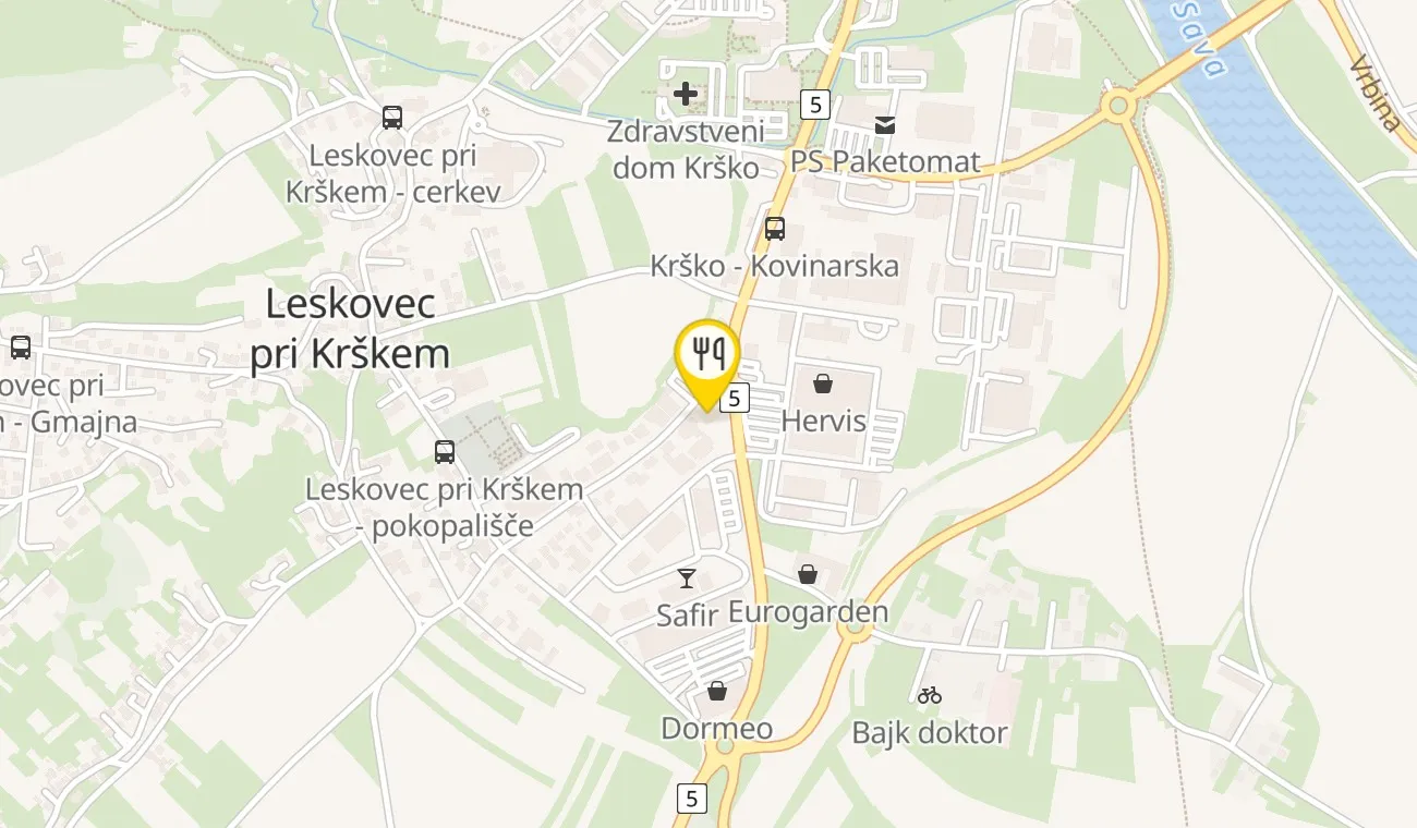 Zemljevid — Gostilna Kunst