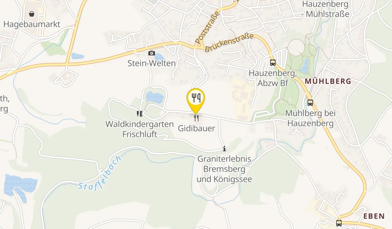 Karte — Restaurant Gidibauer Hof