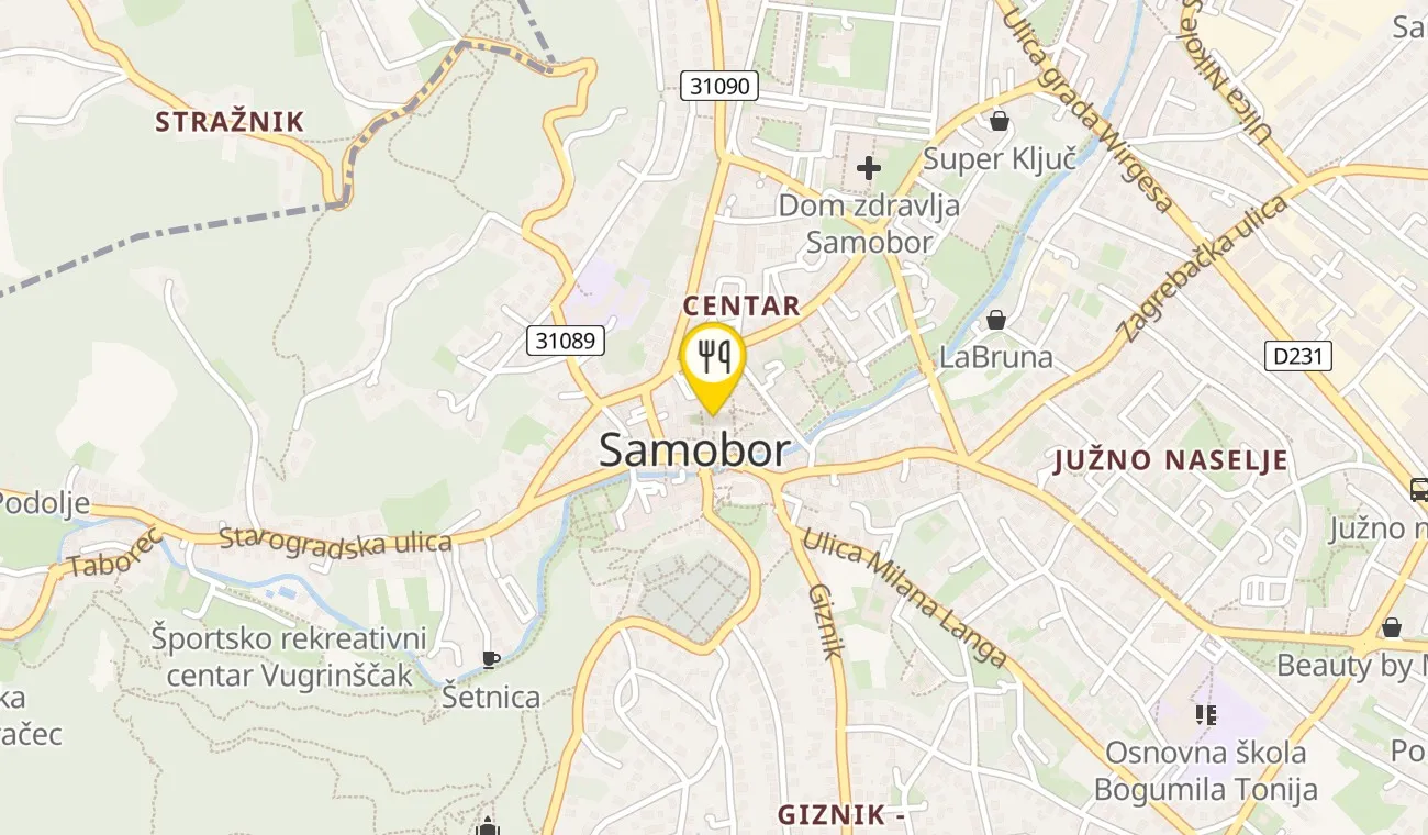 Map — Samoborska klet