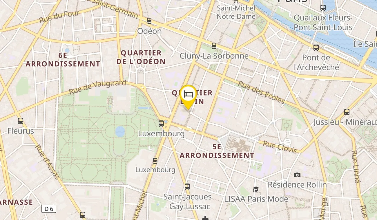Plan — Hôtel Salvia 