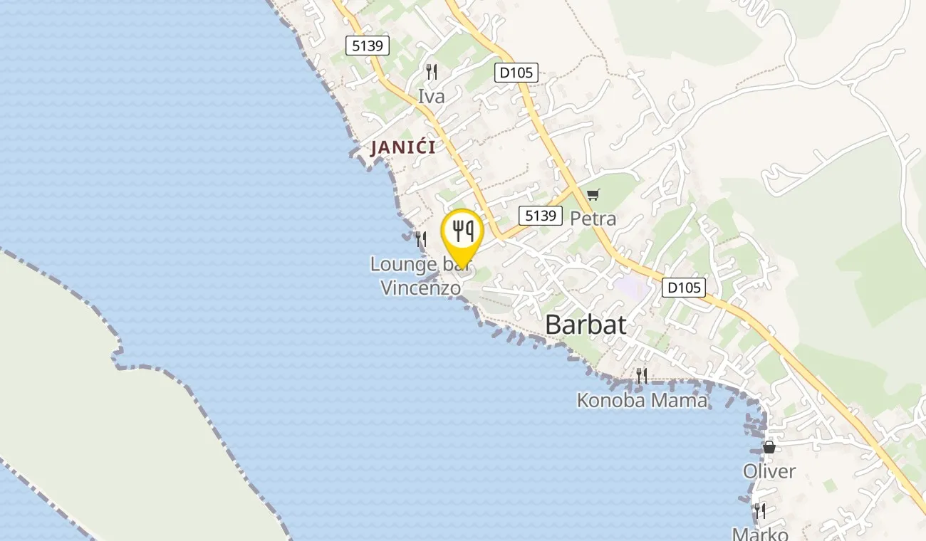Map — Villa Hotel Barbat