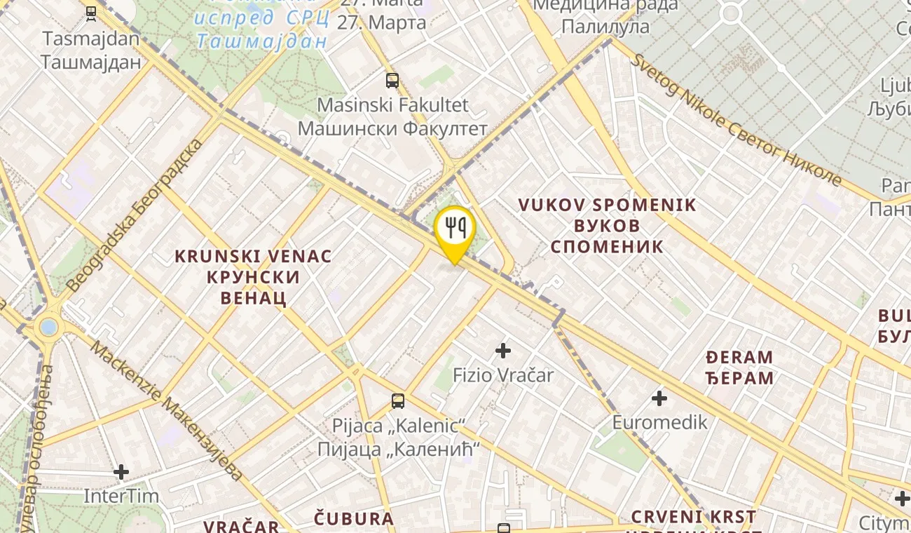 Mapa — RESTORAN ORAŠAC