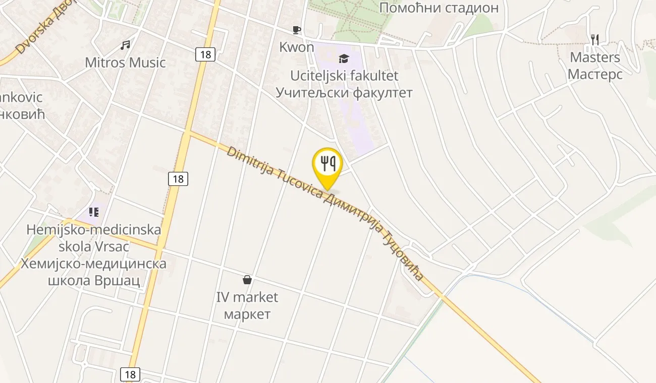 Mapa — ETNO KUĆA DINAR