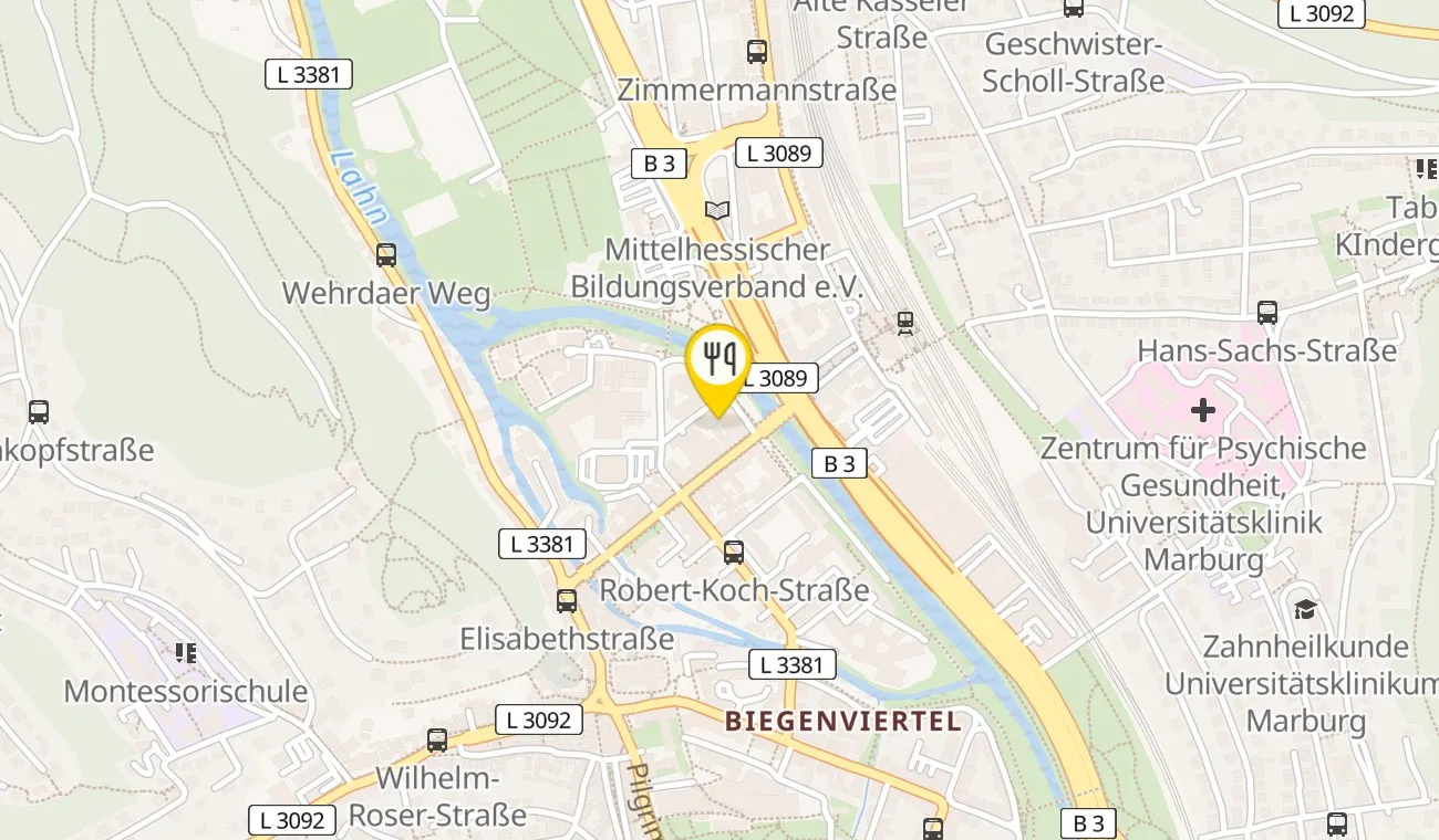 Karte — Marburger Esszimmer