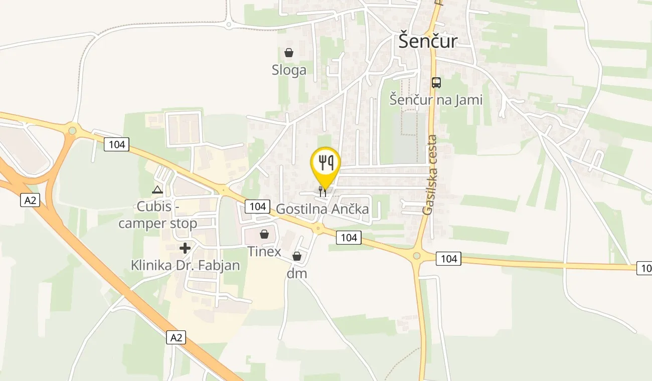 Map — Gostilna Ančka