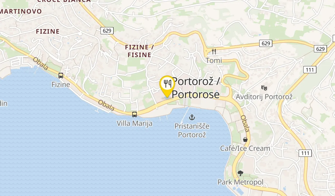 Zemljevid — Mignon Portorož