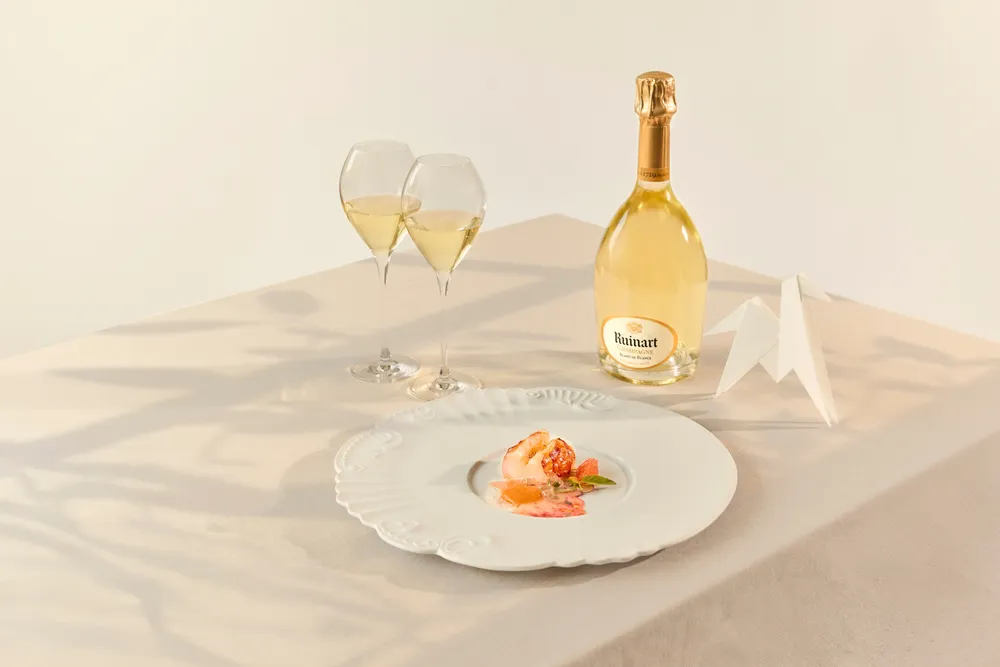 La Table Ruinart à Cheval Blanc Paris, plats 2026