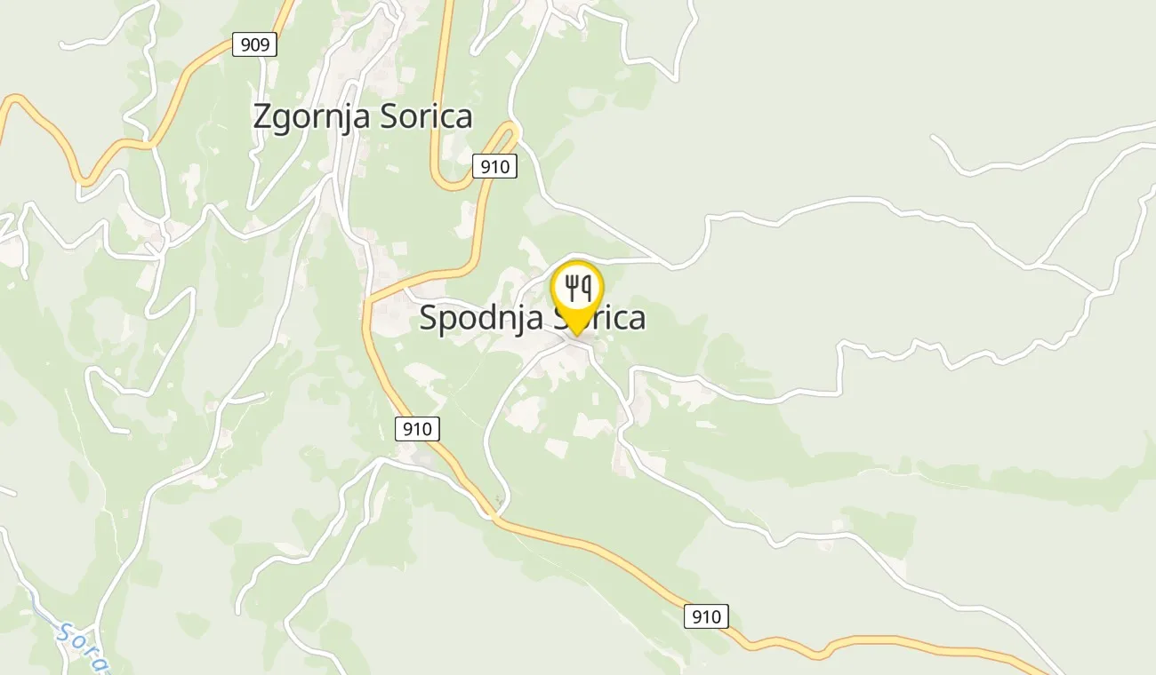 Zemljevid — Gostišče Tolc