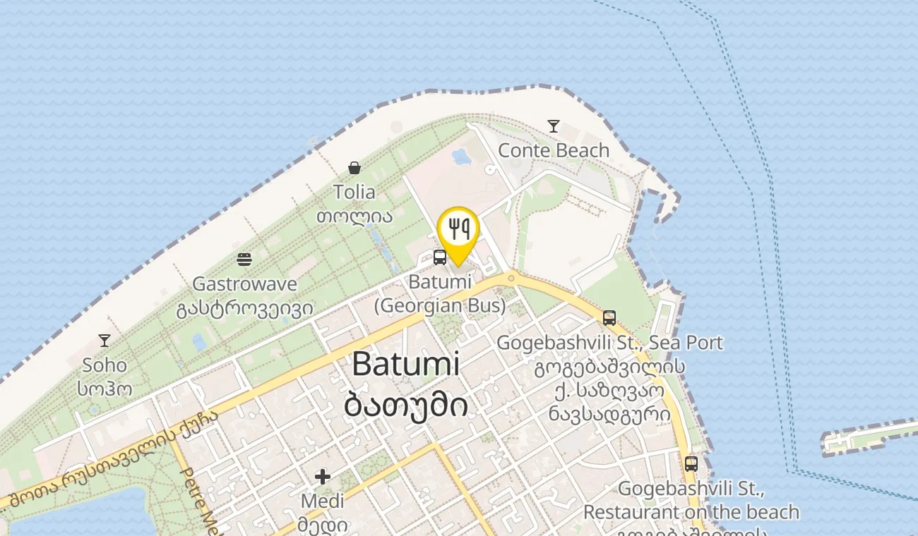 Map — CLOUDS BAR & RESTAURANT