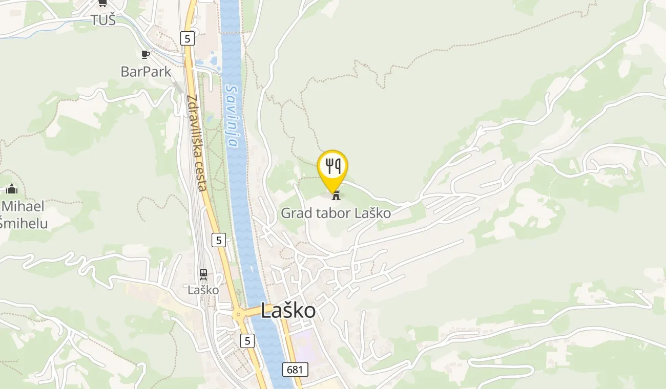 Map — Restavracija Pavus