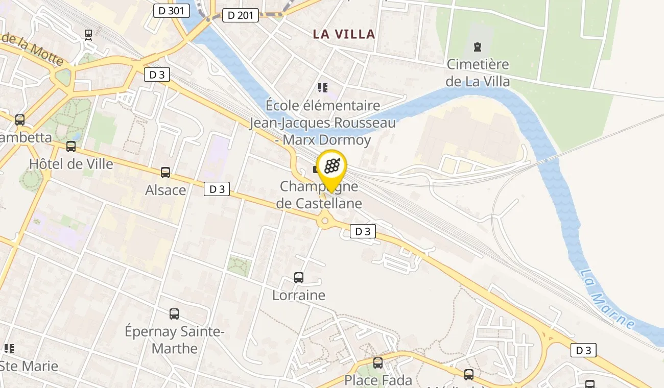 Plan — de Castellane