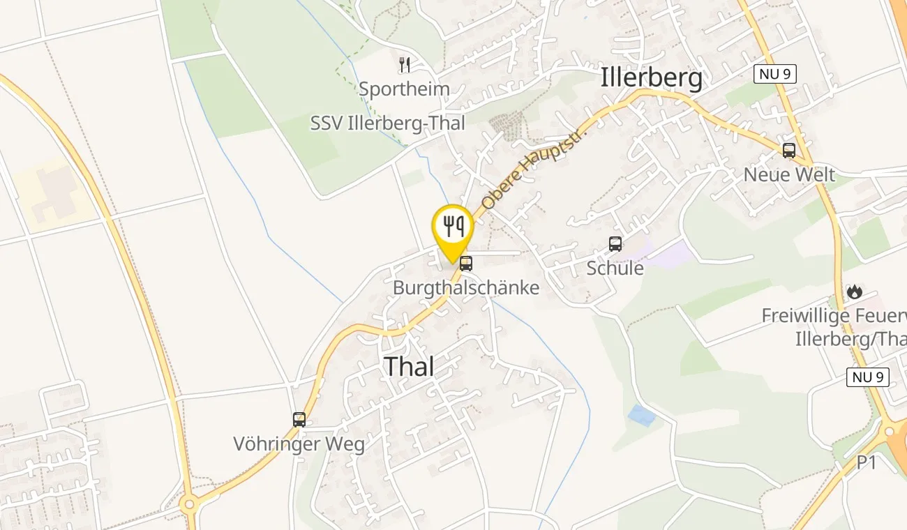 Map — Speisemeisterei Burgthalschenke