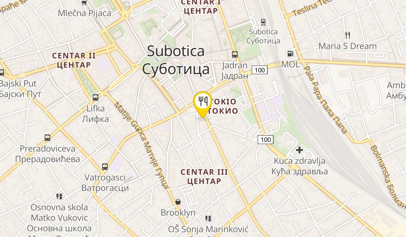 Mapa — DENIS GASTRO TEMPLE