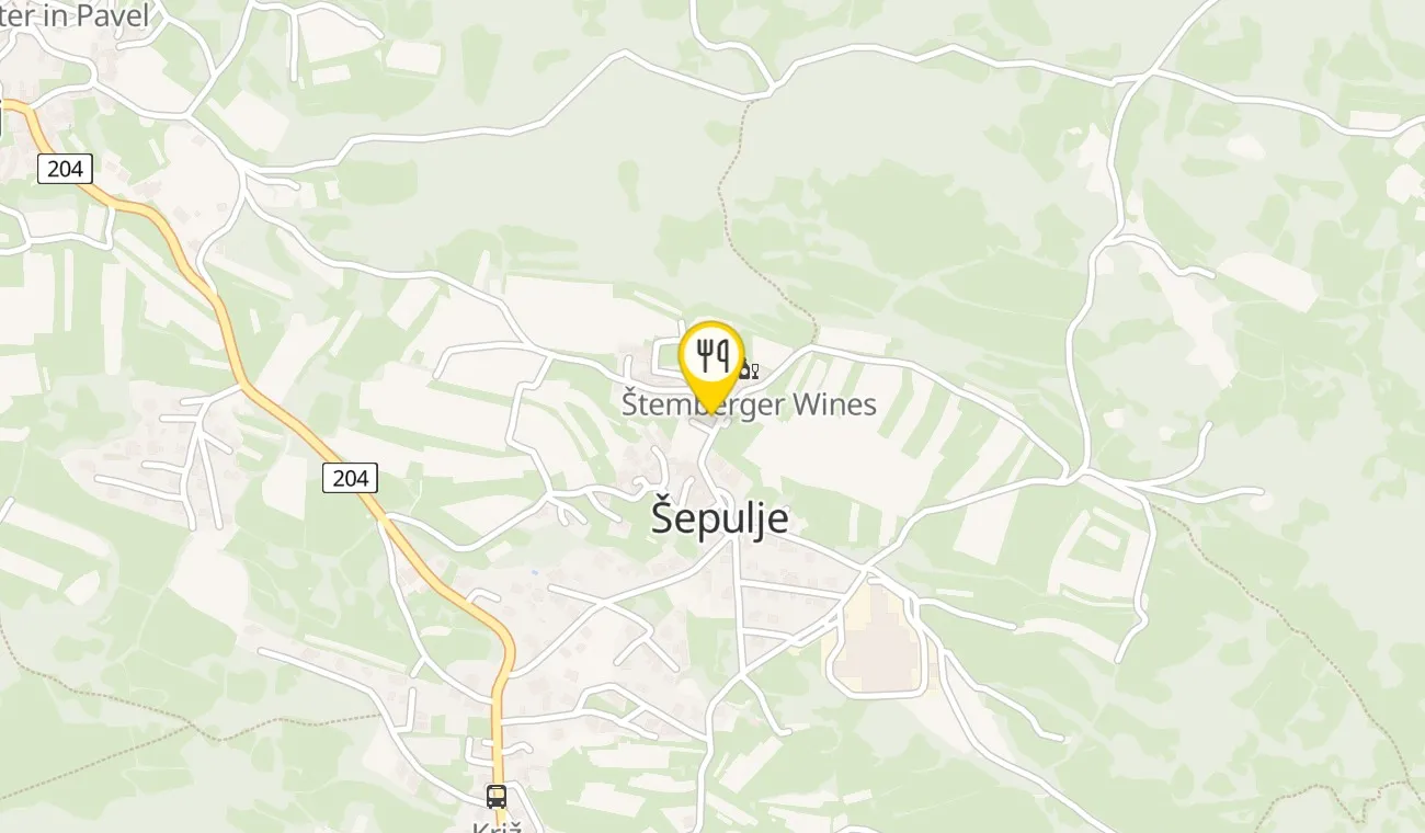 Zemljevid — Domačija Šajna