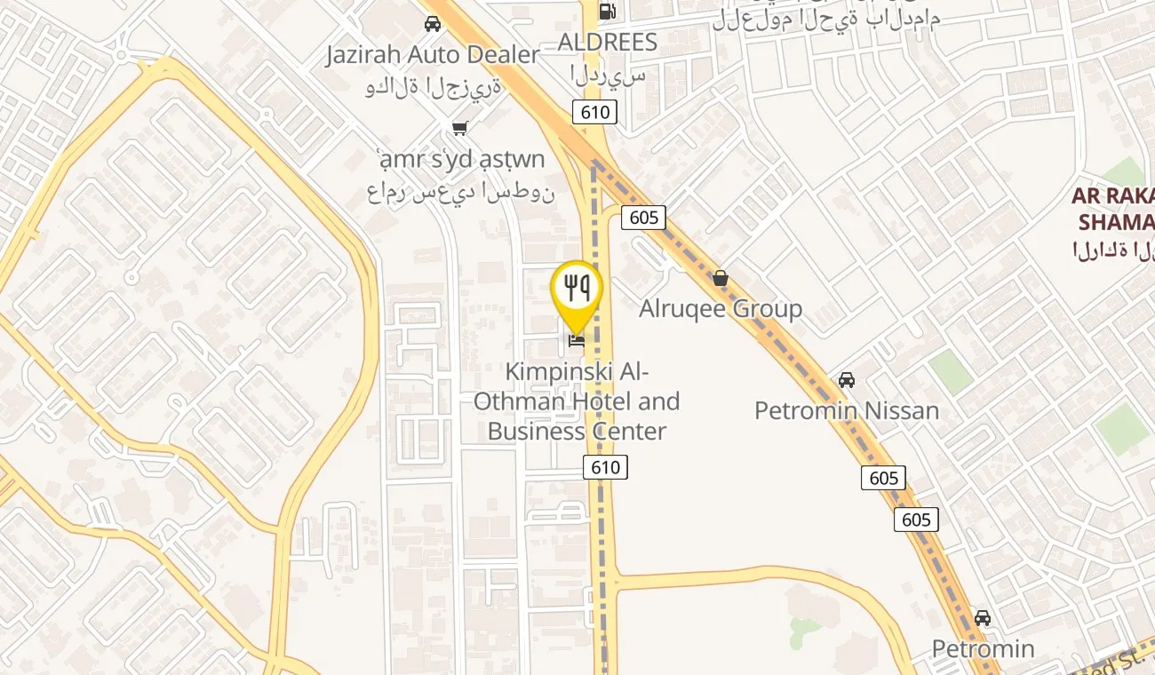 Map — Il Vero - Kempinski Al Othman Hotel Al Khobar