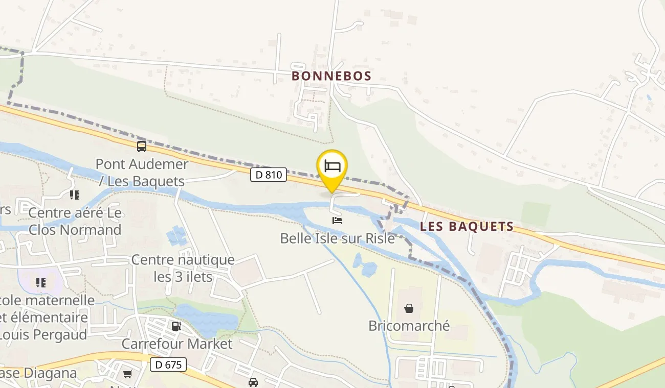 Map — Belle Isle sur Risle