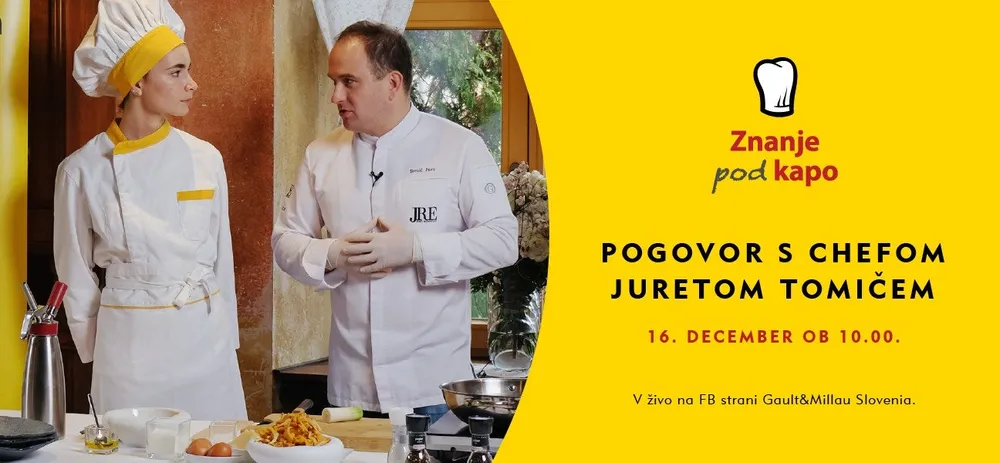 Sodelujte v pogovoru v živo s chefom Juretom Tomičem!