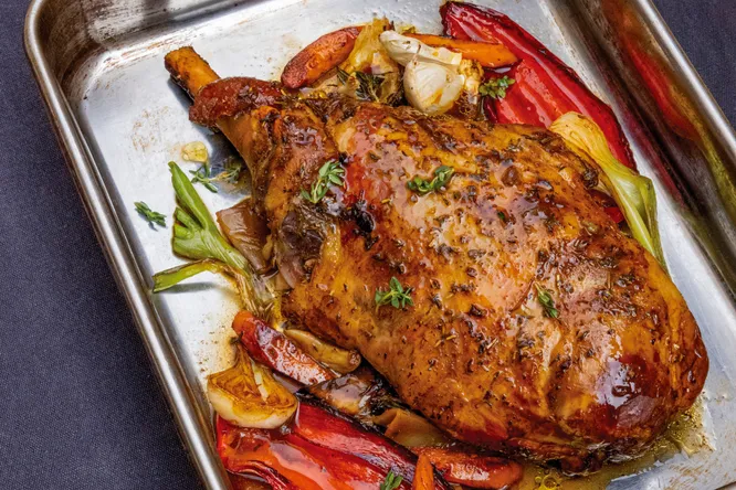 Gigot d'agneau de lait d'Hugo Desnoyer