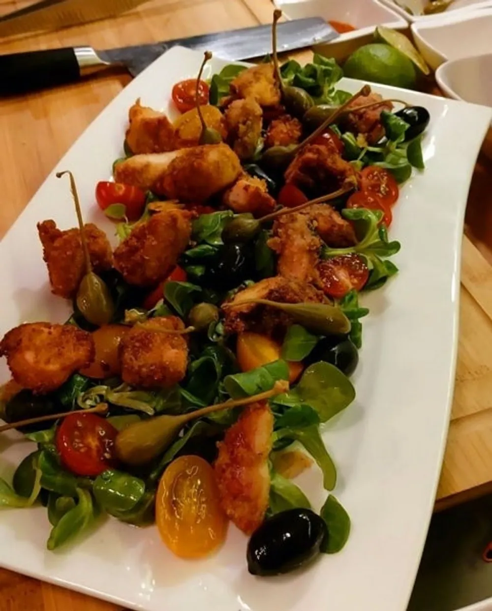 'Chef Cooks at Home' Initiative Fried Octopus Salad by Chef Pero Savanović