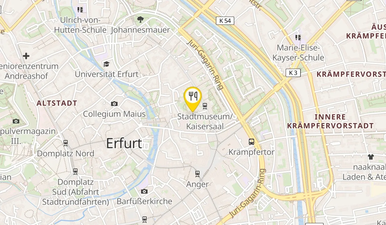 Map — Clara Restaurant im Kaisersaal