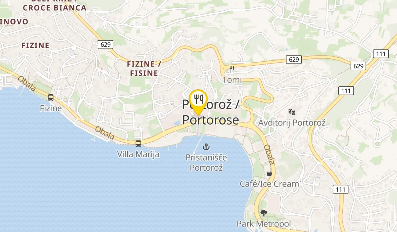 Map — Café Central