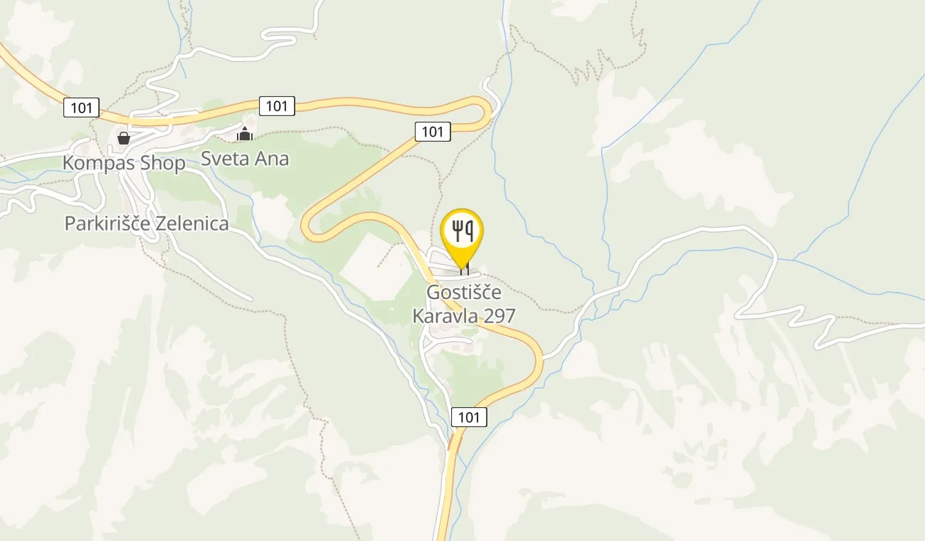 Zemljevid — Gostišče Karavla 297