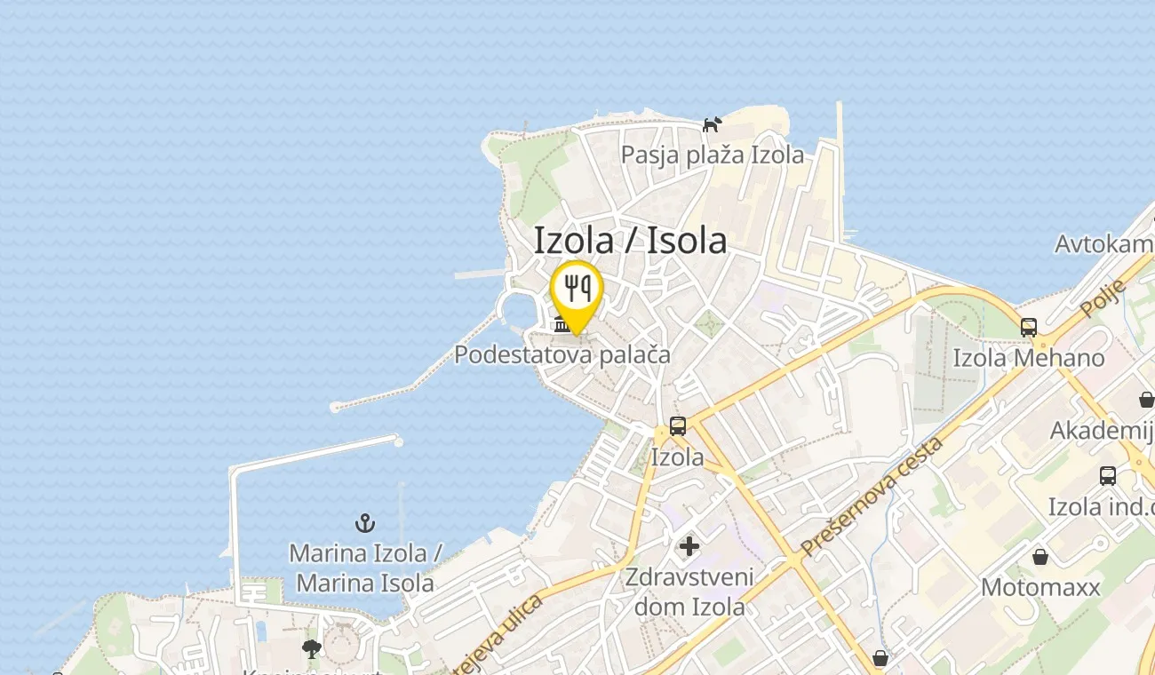 Zemljevid — Gostilna Bujol