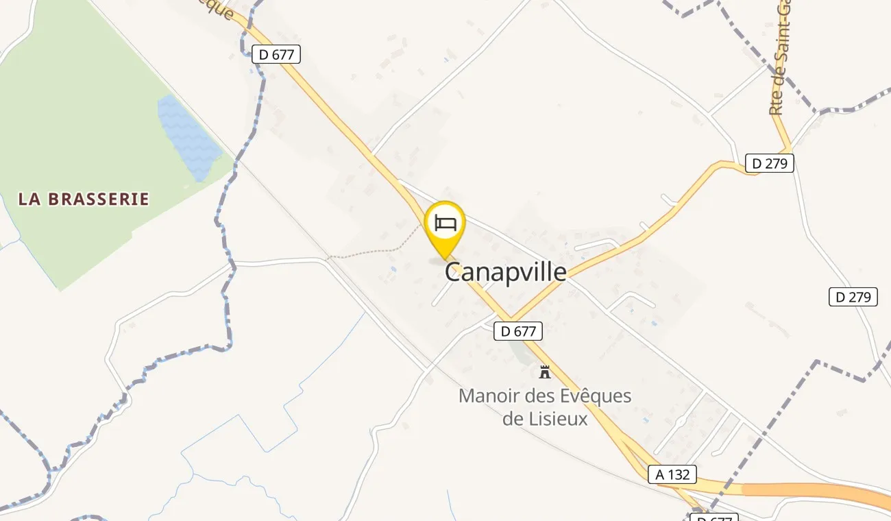 Map — Les Manoirs des Portes de Deauville