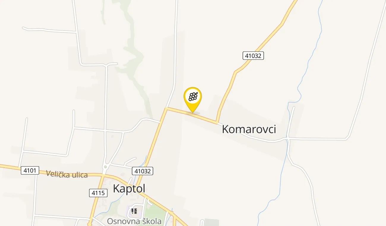 Map — Vinarija Kaptol