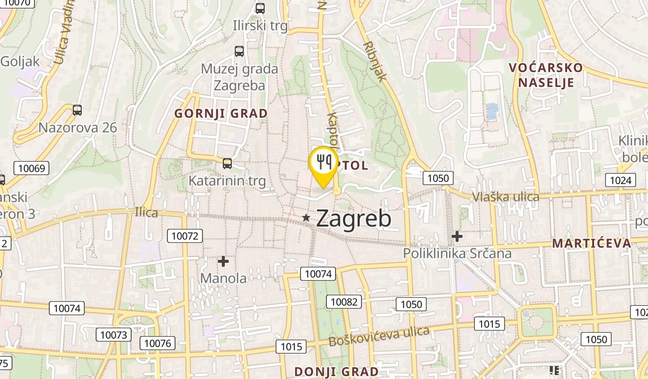 Karta — Pod Zidom