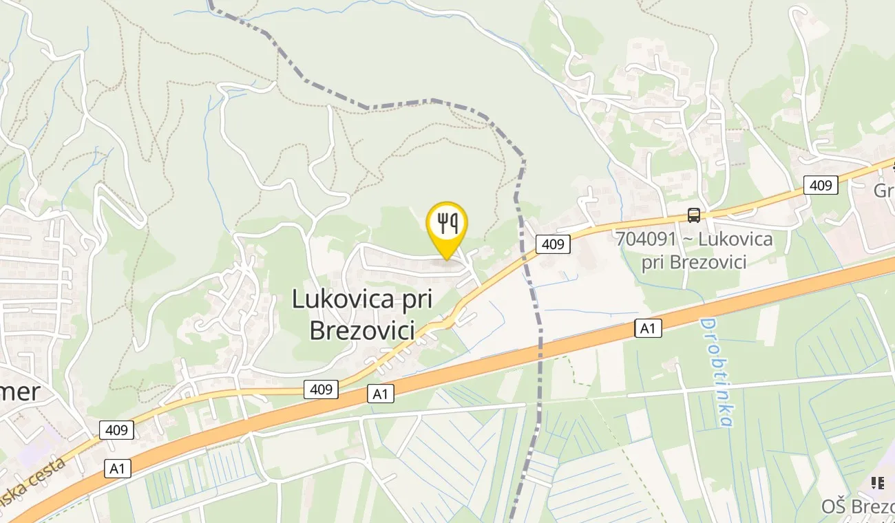 Zemljevid — Gostilna Ponvica