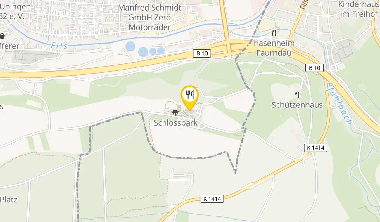 Map — Gourmetrestaurant auf Schloss Filseck