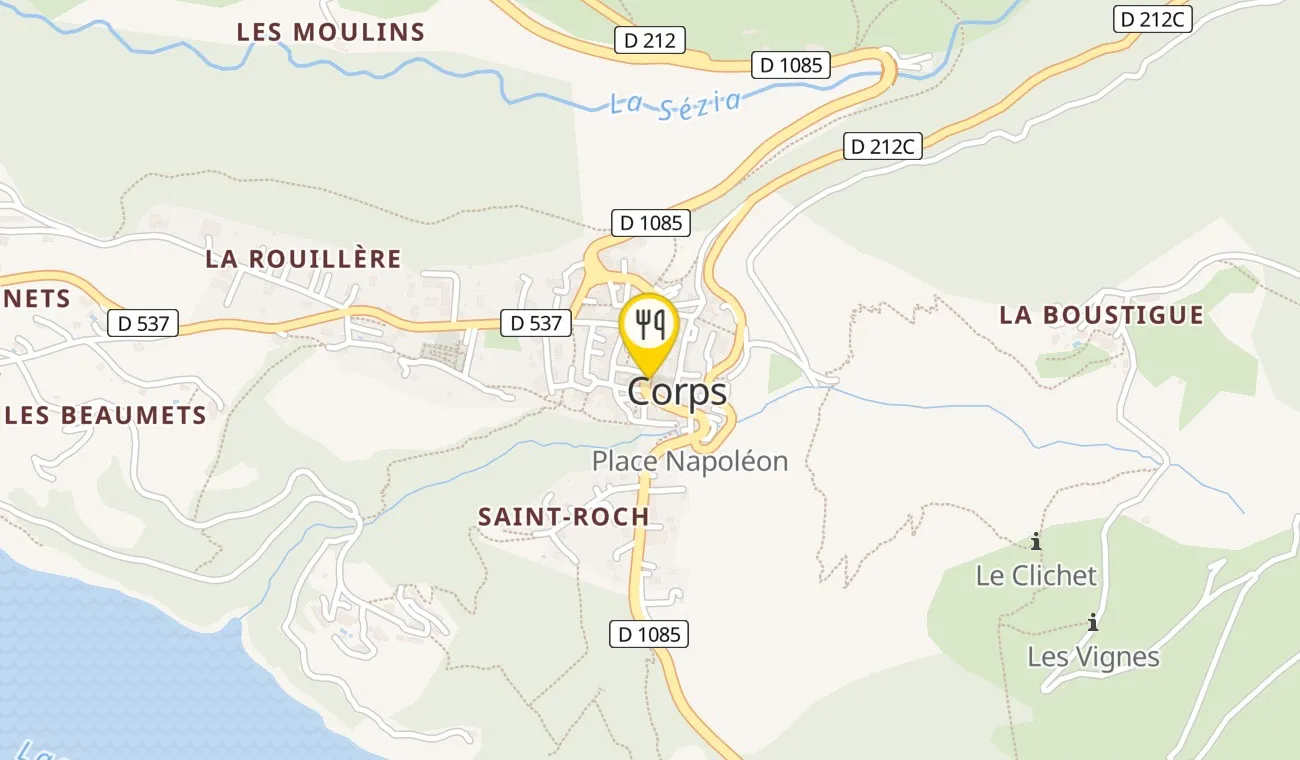 Plan — Hôtel-Restaurant de la Poste