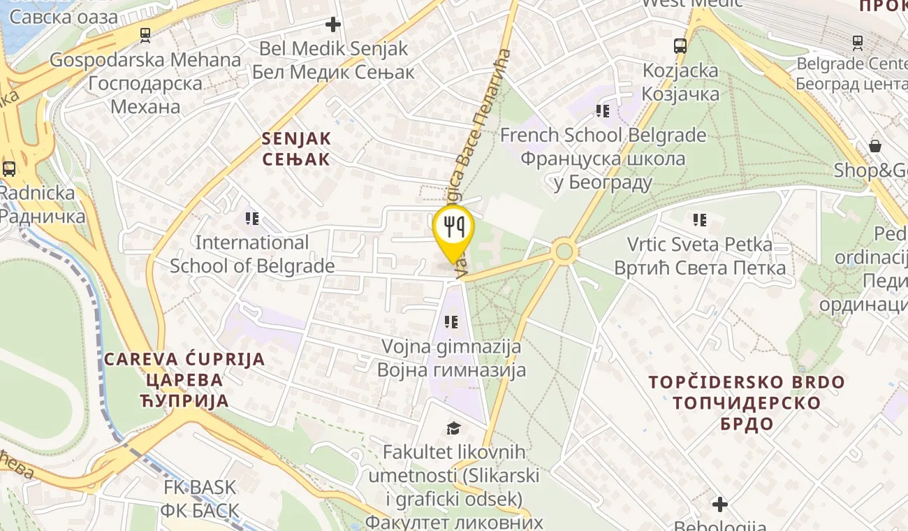 Mapa — RESTORAN RUSTIQUE