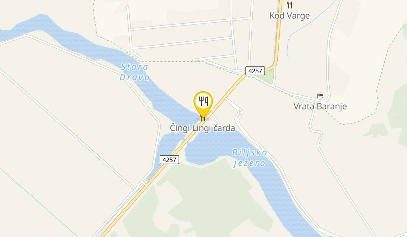 Karta — Čingi Lingi čarda